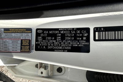 2021 Kia Forte EX