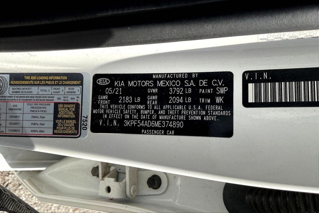 2021 Kia Forte EX