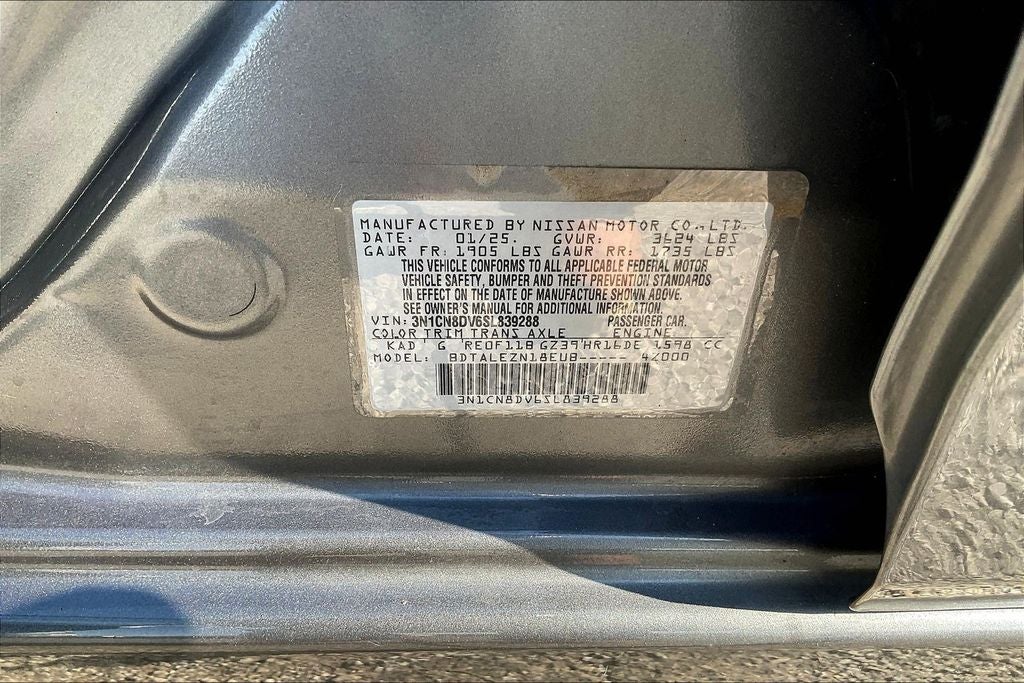 2025 Nissan Versa 1.6 S