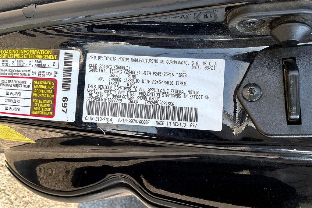 2021 Toyota Tacoma SR