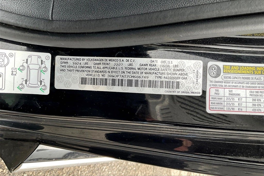 2012 Volkswagen Beetle 2.5L