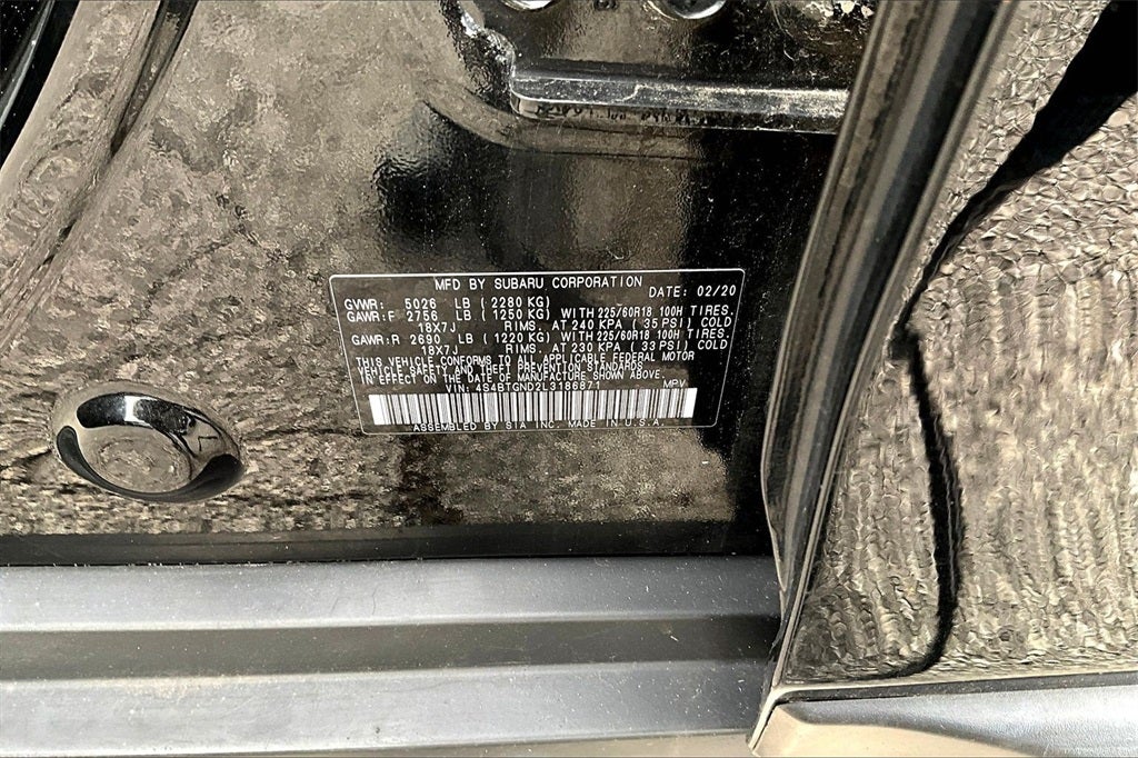 2020 Subaru Outback Limited XT