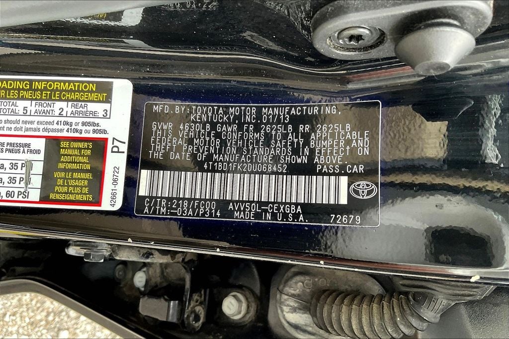 2013 Toyota Camry Hybrid XLE