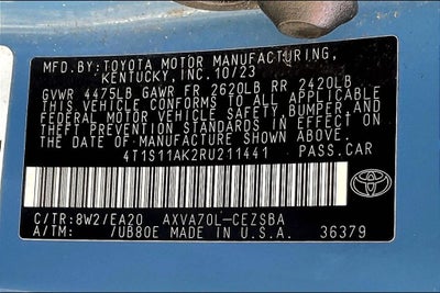 2024 Toyota Camry SE