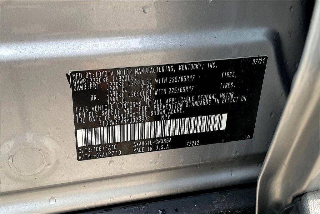 2021 Toyota RAV4 Hybrid XLE