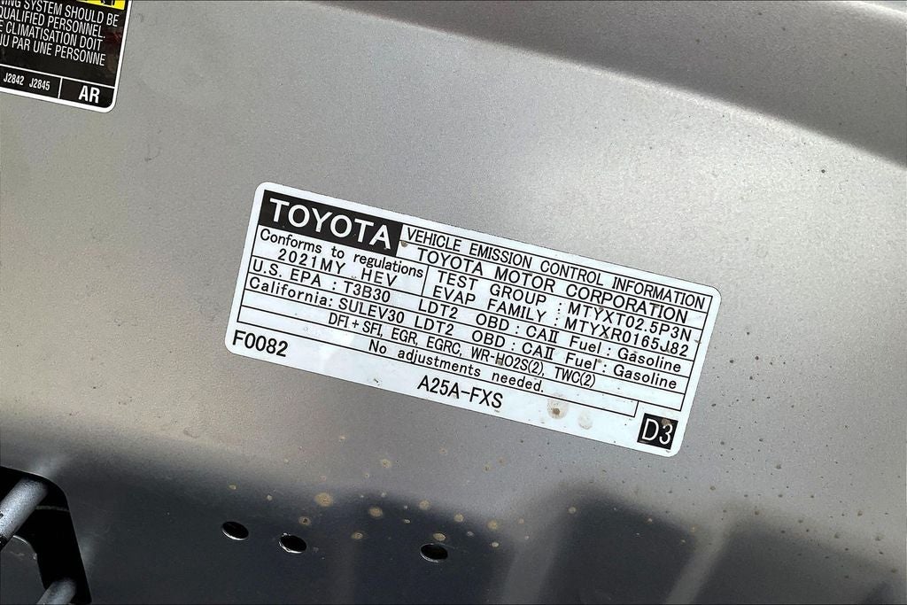 2021 Toyota RAV4 Hybrid XLE