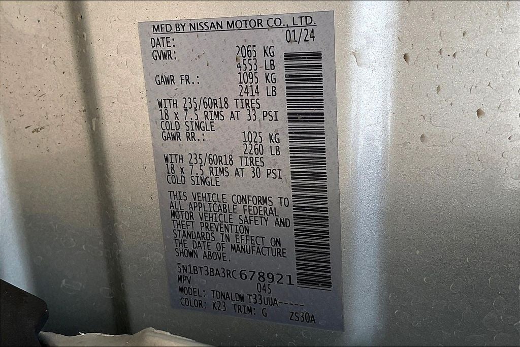 2024 Nissan Rogue SV