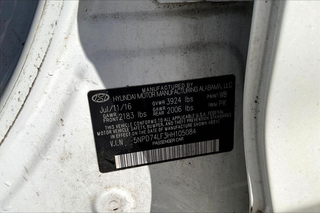 2017 Hyundai Elantra SE