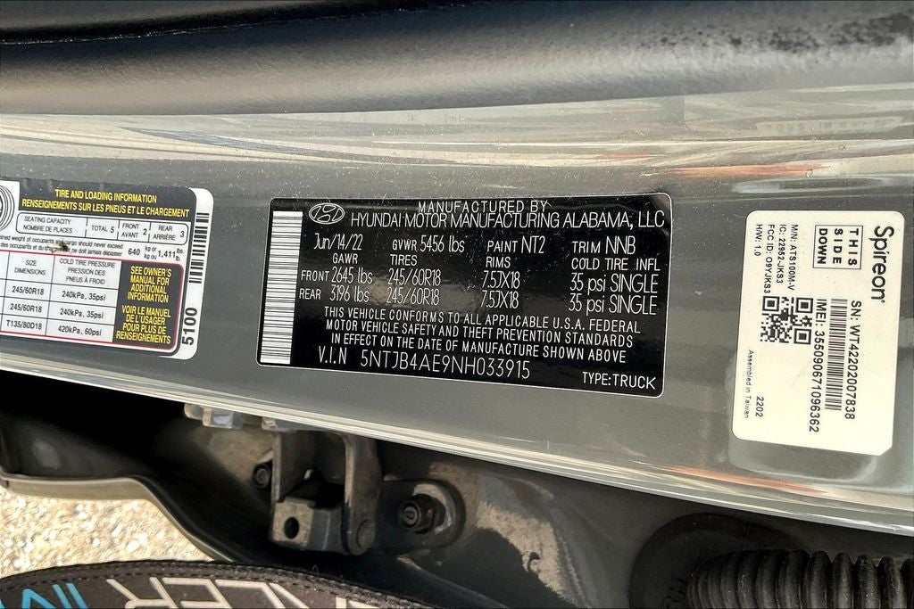 2022 Hyundai Santa Cruz SEL