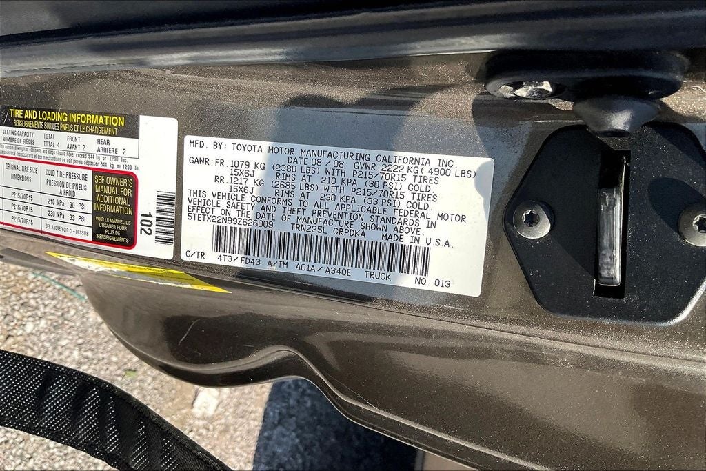 2009 Toyota Tacoma Base