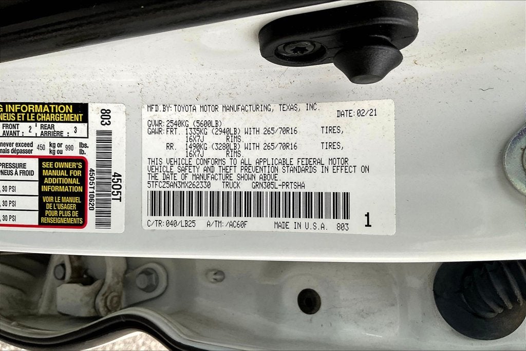 2021 Toyota Tacoma TRD Pro V6