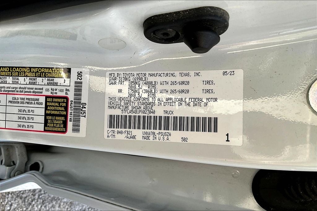 2023 Toyota Tundra SR5