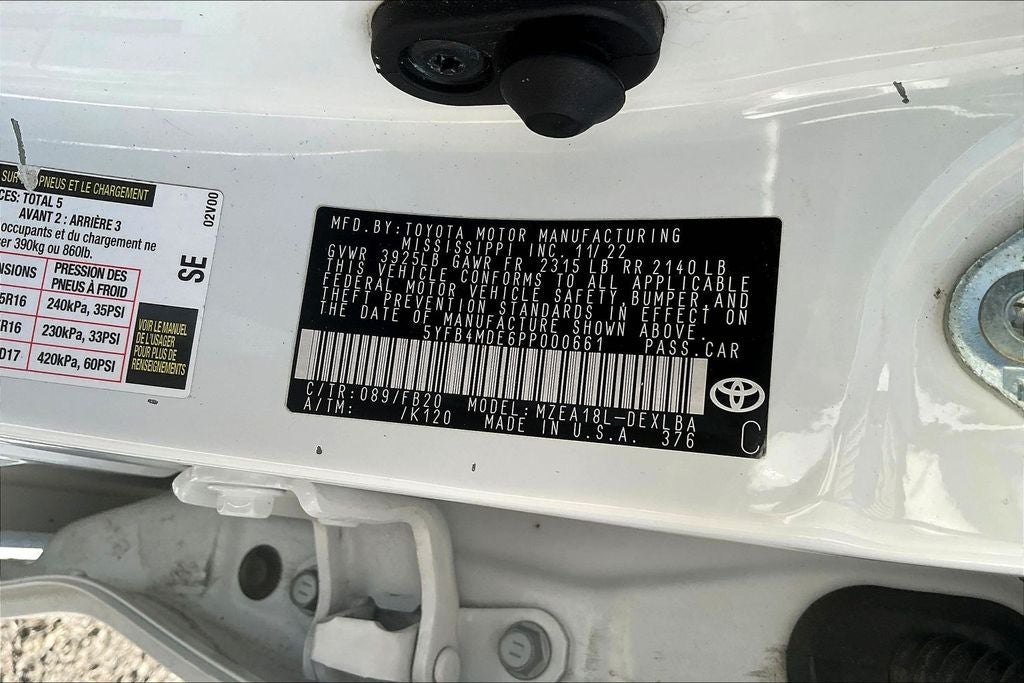 2023 Toyota Corolla LE