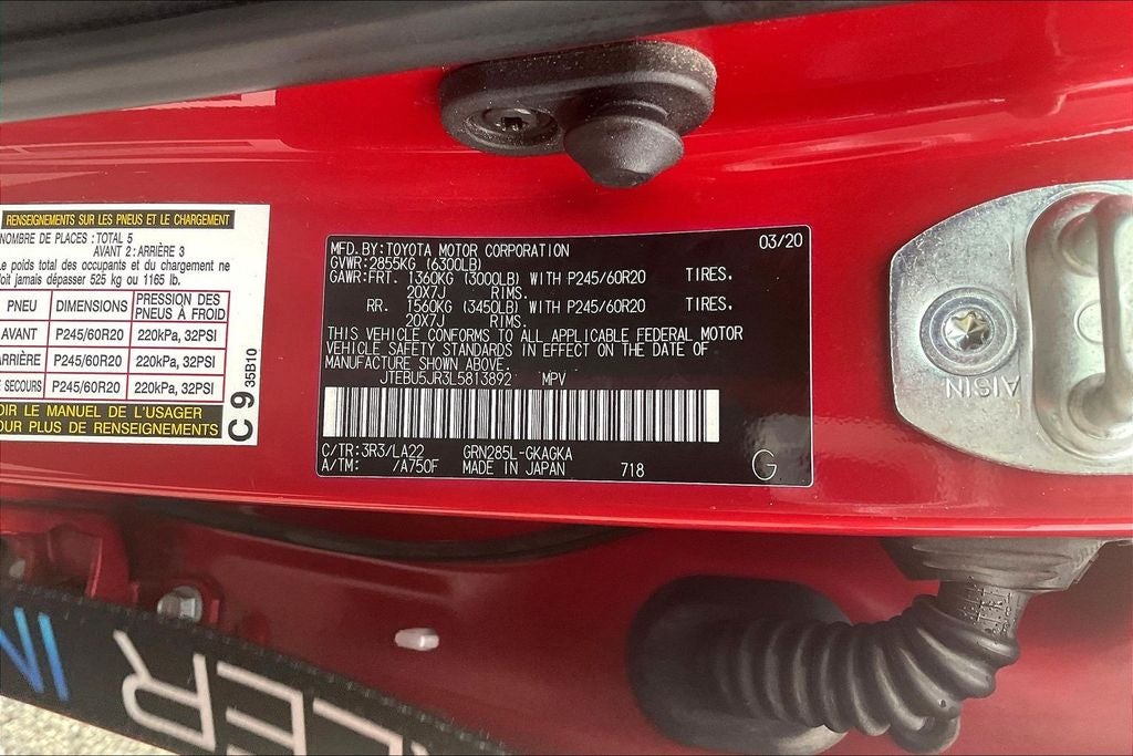 2020 Toyota 4Runner Limited