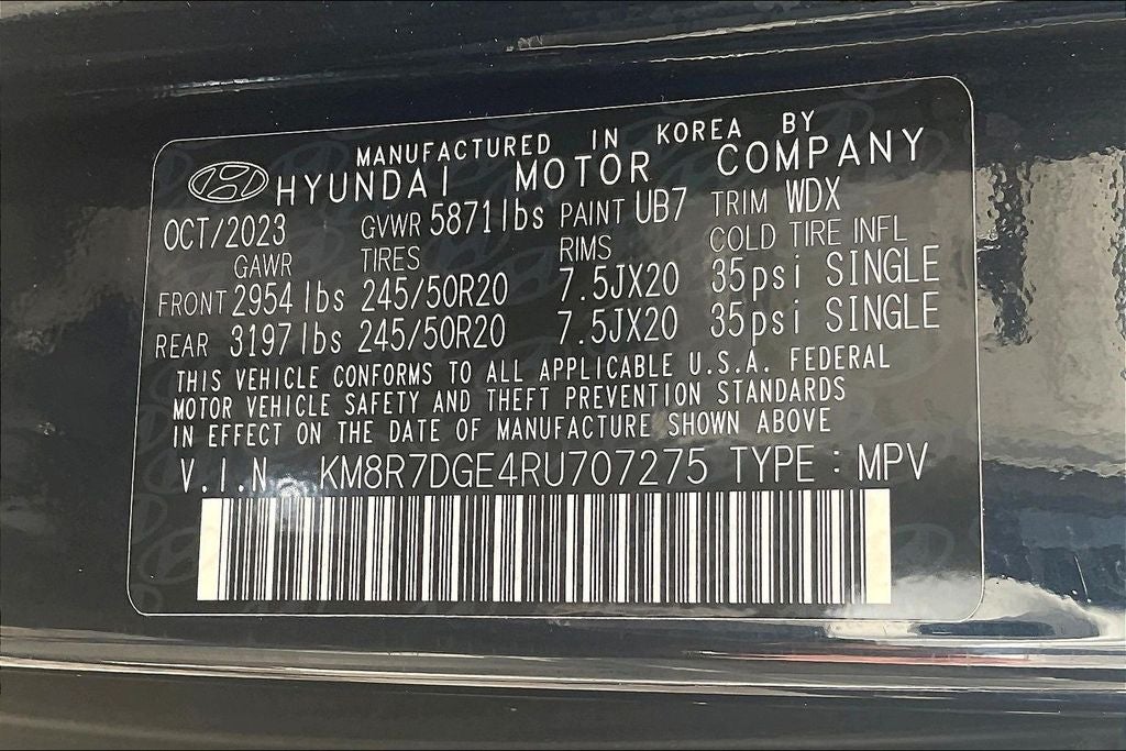 2024 Hyundai Palisade Calligraphy