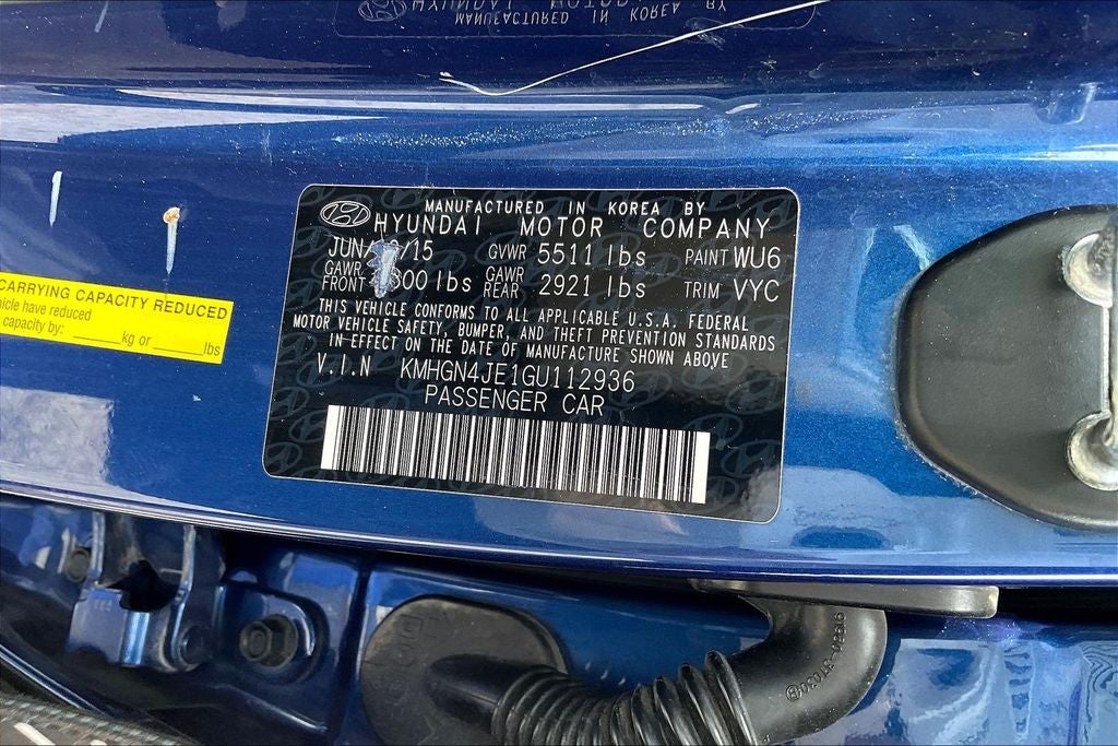 2016 Hyundai Genesis 3.8