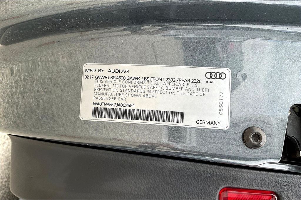 2018 Audi A5 2.0T Premium Plus S line quattro