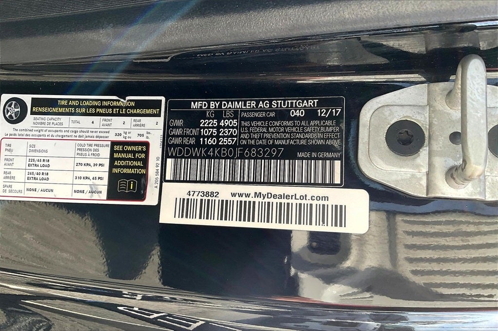 2018 Mercedes-Benz C-Class C 300 4MATIC®