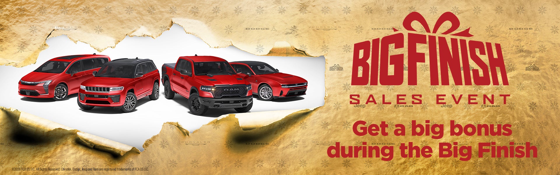 Big Finish Sales Event